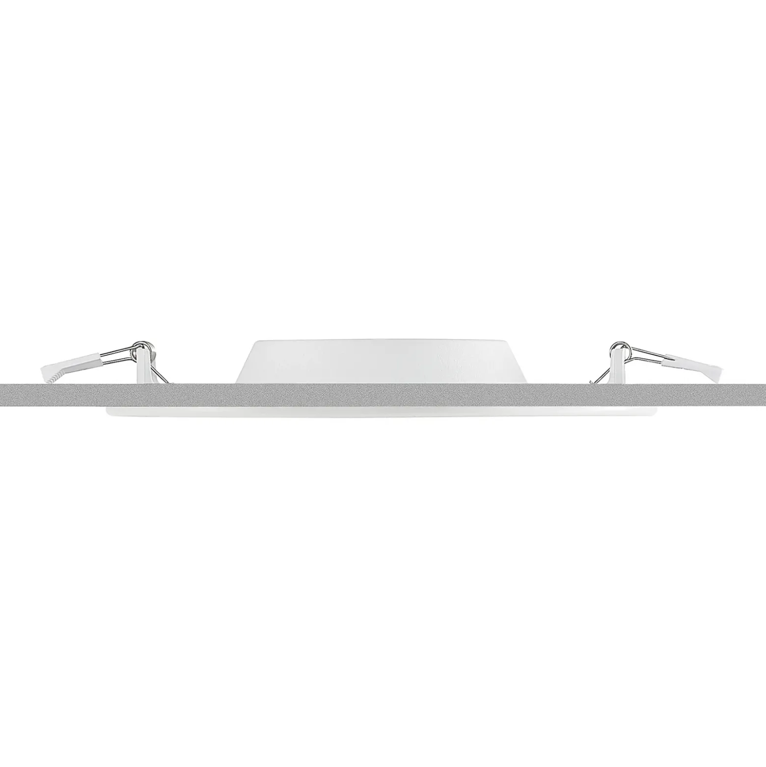 Prios lámpara empotrable LED Cadance, blanco, 22 cm, CCT, IP44