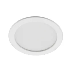 Prios lámpara empotrable LED Cadance, blanco, 22 cm, CCT, IP44