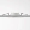 Prios lámpara empotrable LED Cadance, plata, 12 cm, CCT, IP44