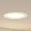 Prios Lámpara empotrable LED Cadance, blanca, 17 cm, CCT, IP44