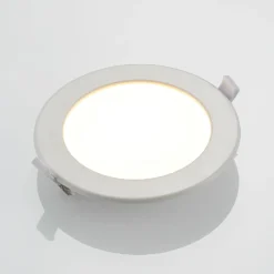 Prios lámpara empotrable LED Cadance, blanco, 17 cm, juego de 10, CCT