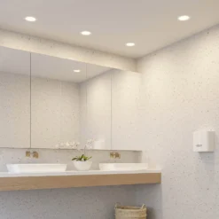 Prios lámpara empotrable LED Cadance, blanco, 17 cm, juego de 3, CCT