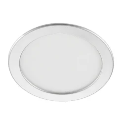 Prios lámpara empotrable LED Cadance, plata, 22 cm, CCT, IP44