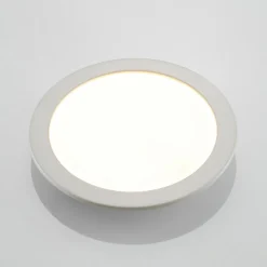 Prios lámpara empotrable LED Cadance, blanco, 24 cm, juego de 3, CCT