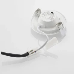 Prios lámpara empotrable LED Cadance, blanco, 12 cm, CCT, IP44