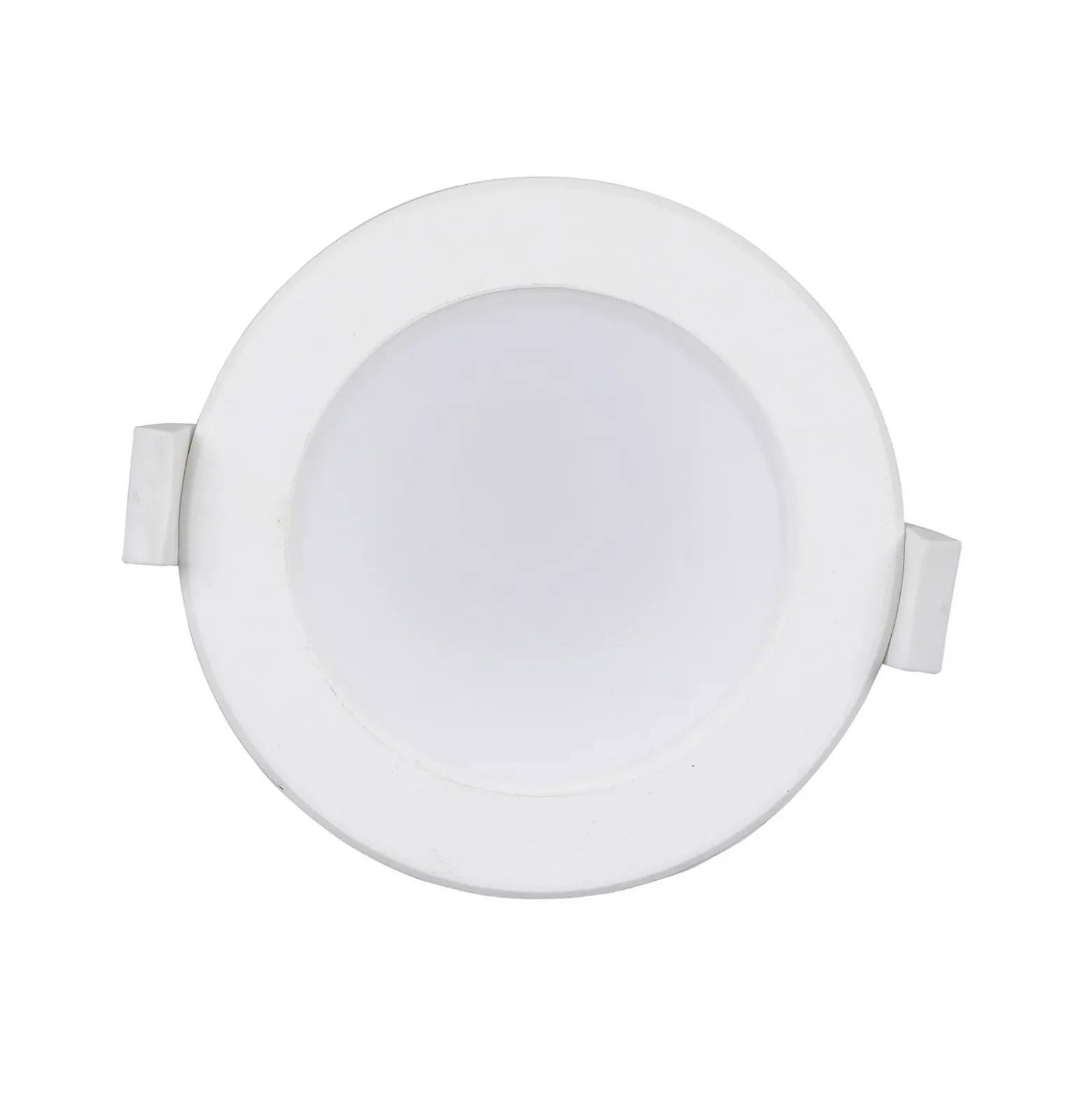 Prios lámpara empotrable LED Rida, juego de 10, blanco, 15 cm, CCT, IP44