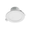 Prios lámpara empotrable LED Rida, juego de 10, blanco, 12 cm, CCT, IP44