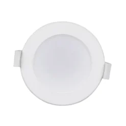Prios lámpara empotrable LED Rida, juego de 3, blanco, 15 cm, CCT, IP44
