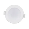 Prios lámpara empotrable LED Rida, juego de 3, blanco, 19cm, CCT, IP44