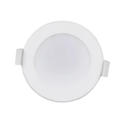 Prios lámpara empotrable LED Rida, juego de 3, blanco, 19cm, CCT, IP44
