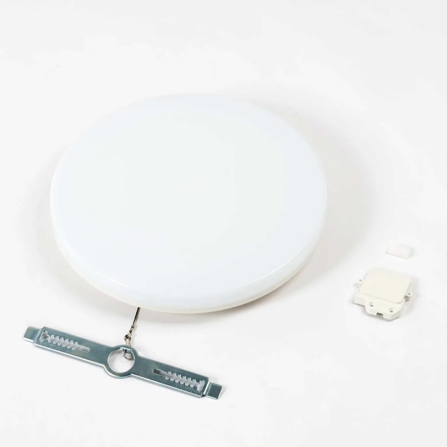 Prios lámpara LED de techo Artin, Ø 28 cm, blanco, CCT, IP65