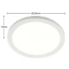 Prios lámpara LED de techo Aureka, set de 2, sensor, Ø 33 cm, blanco
