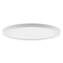 Prios lámpara LED de techo Aureka, detector de movimiento, Ø 33 cm, blanco
