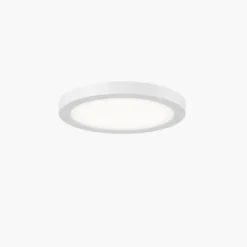 Prios lámpara LED de techo Aureka, detector de movimiento, Ø 23 cm, blanco