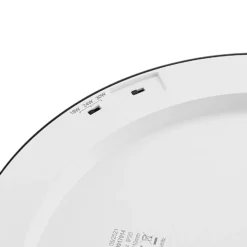 Prios lámpara LED de techo Aureka, Ø 33 cm, plata, metal