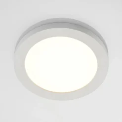 Prios lámpara LED de techo Aureka, set de 2, sensor, Ø 23 cm, blanco