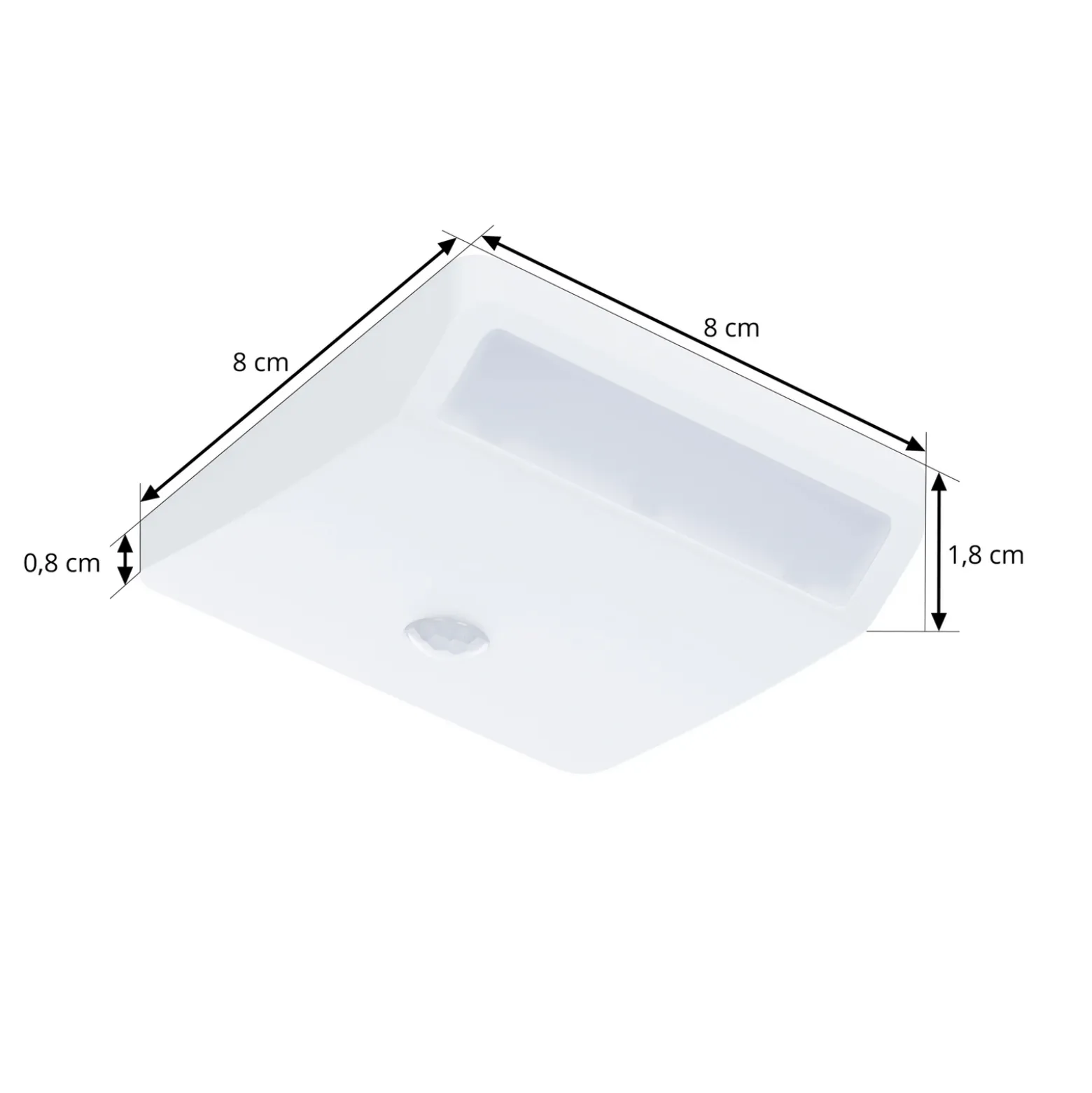 Prios Nestora lámpara de mueble LED, batería