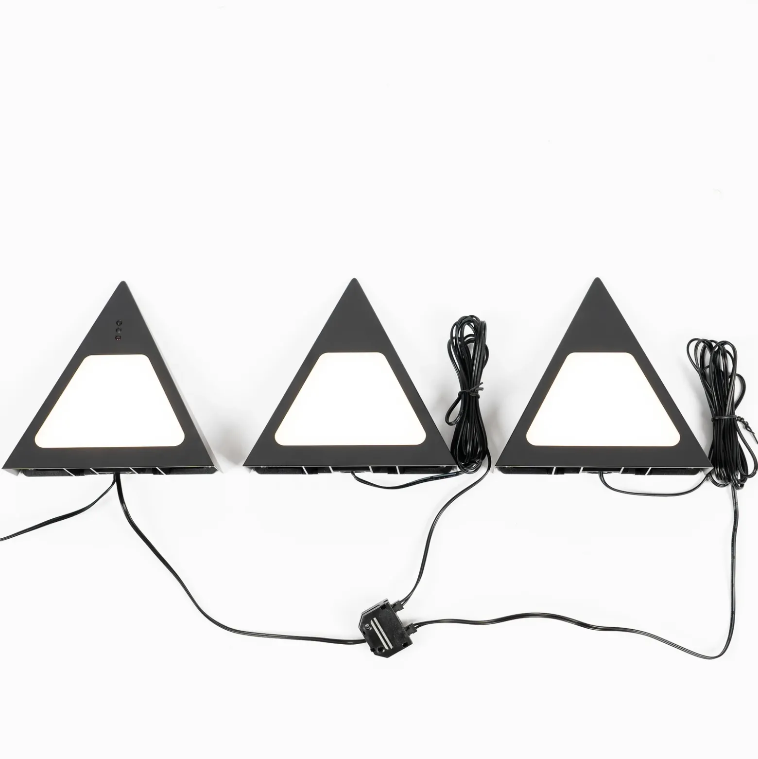 Prios Odia Lámpara LED bajo mueble, negra, 3 unidades