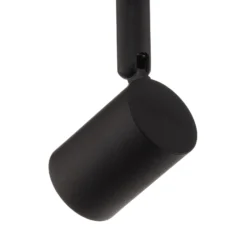 Prios Okko Sistema de riel monofásico 1 luz negro 3 luces