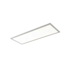 Prios panel LED Gelora, 80 cm, 4.000 K, color plata, aluminio
