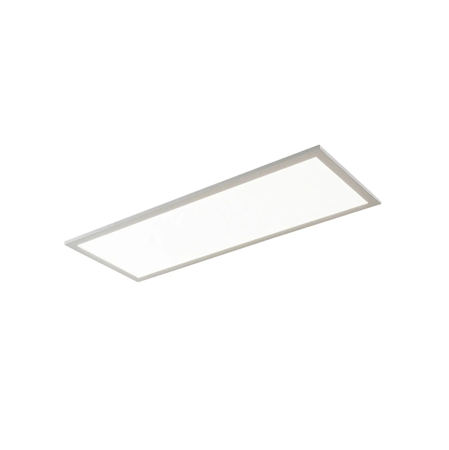 Prios panel LED Gelora, 80 cm, 4.000 K, color plata, aluminio