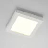 Prios Plafón LED Alette, blanco, 22,7 cm 24W, atenuable