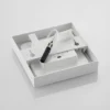 Prios Plafón LED Alette, blanco, 17,2 cm, atenuable