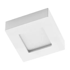Prios Plafón LED Alette, blanco, 12,2 cm, atenuable
