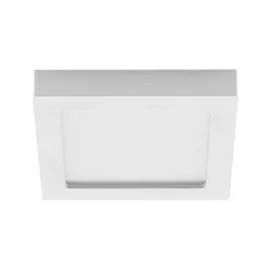 Prios Plafón LED Alette, blanco, 22,7 cm, 18 W, atenuable