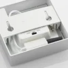 Prios Plafón LED Alette, plata, 12,2 cm, atenuable