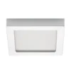 Prios Plafón LED Alette, plata, 22,7cm, 24W, atenuable
