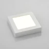 Prios Plafón LED Alette, plata, 17,2 cm, atenuable
