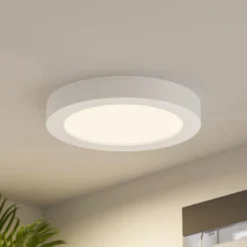 Prios Plafón LED Edwina, blanco, 25 cm, lote de 10