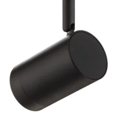 Prios sistema de riel trifásico Jorell, negro, 3 luces, GU10
