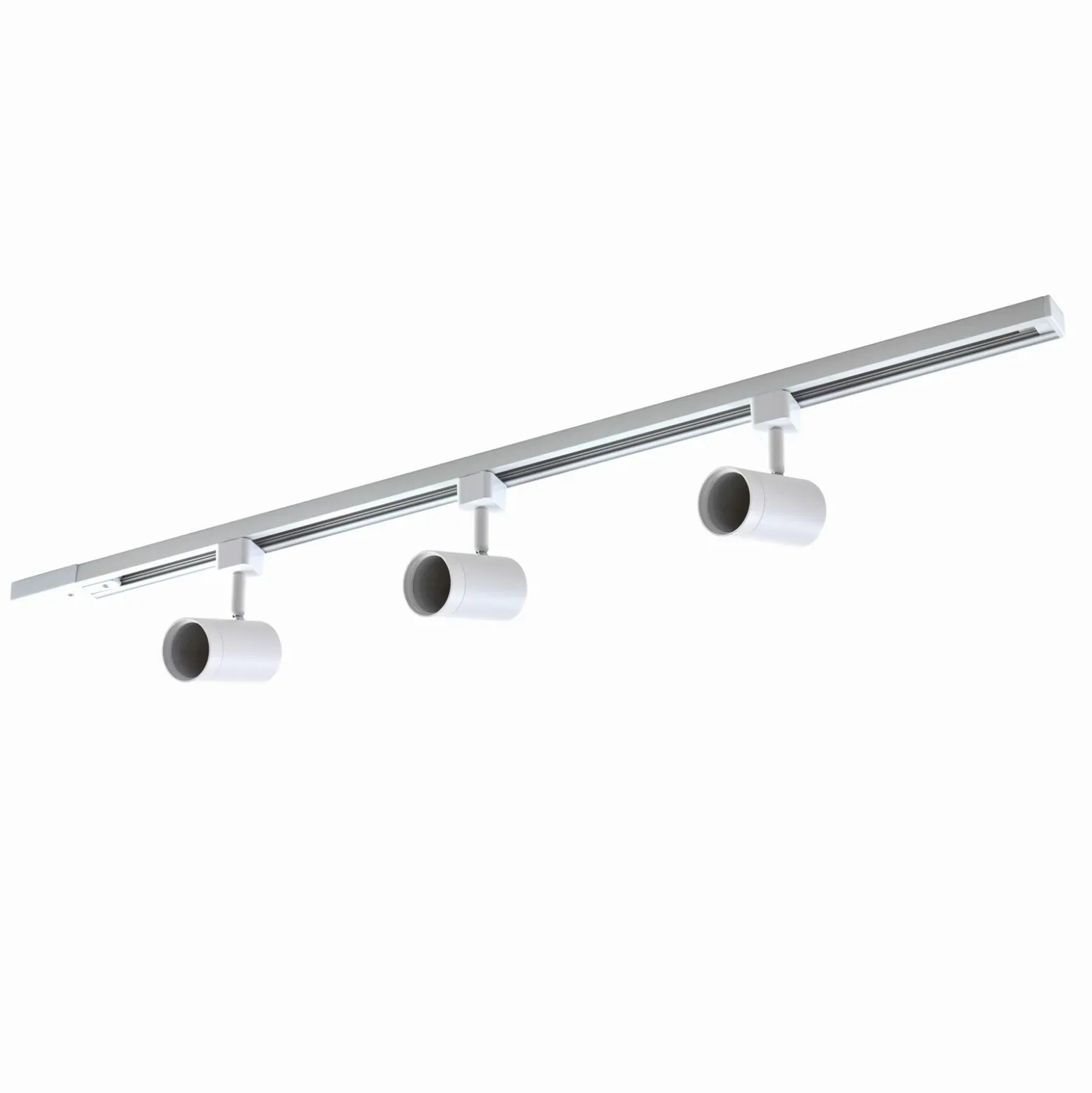 Prios sistema de riel trifásico Jorell, blanco, 3 luces, GU10