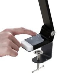 Prios Tamarin lámpara de mesa LED, atenuable negro