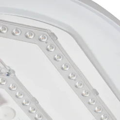 Prios Wynion LED lámpara de techo CCT interruptor DIP 50cm