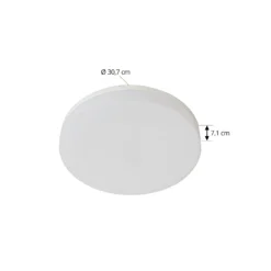 Prios Wynion Lámpara de techo LED CCT Interruptor DIP 30cm