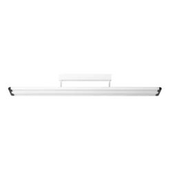 Prios Yuela lámpara LED de techo, DALI, 120 cm, plata
