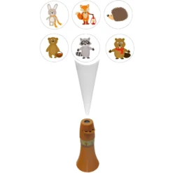 Proyector de bolsillo Animales, funciona 6 pilas