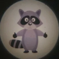 Proyector de bolsillo Animales, funciona 6 pilas