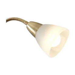 Proyector de techo Lindby Jost, 180 cm, latón, lámpara de lectura, E27