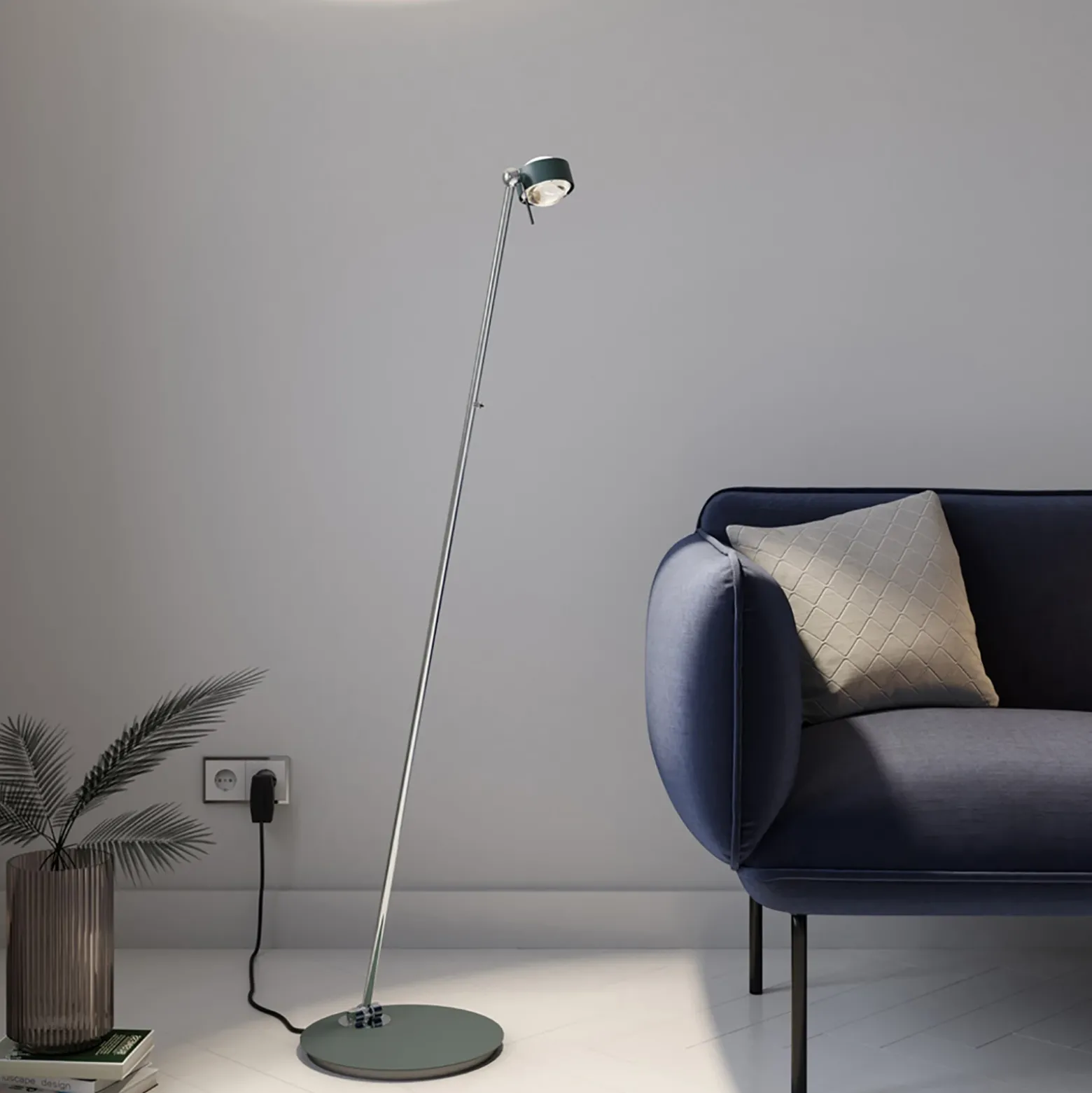 Puk Mini Floor Mini Single LED mate/antracita claro