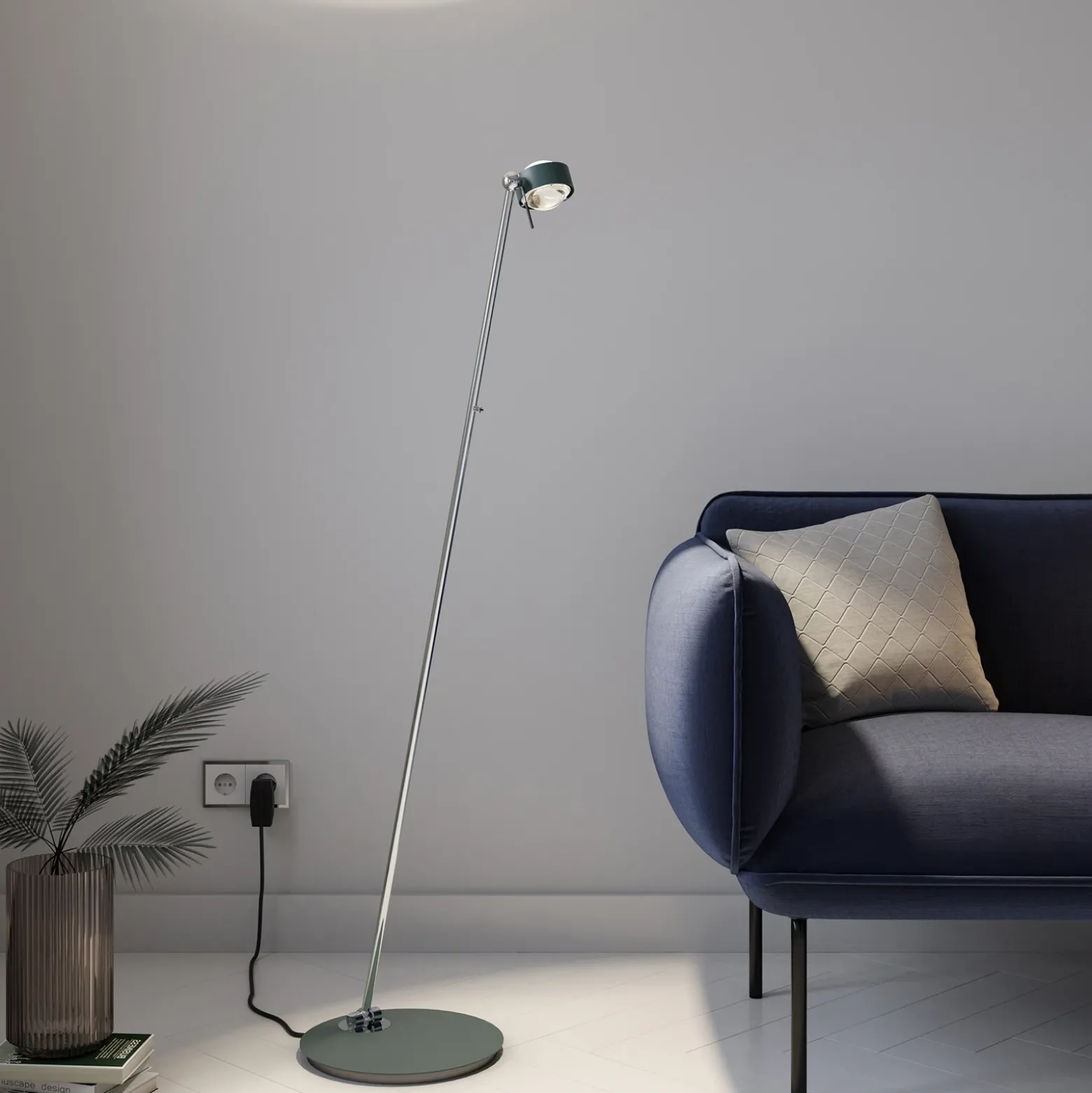 Puk Mini Floor Mini Single LED mate/antracita claro