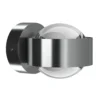 Puk Mini Wall, G9, lentes transparentes, cromo mate