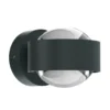 Puk Mini Wall, G9, lentes transparentes, antracita mate