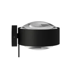 Puk! 120 Wall foco LED lentes claras negro mate