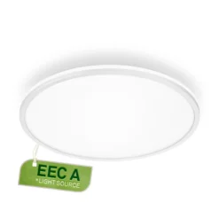 Pulap A Plafón LED, blanco, Ø 33 cm, plástico