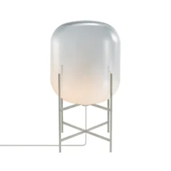 pulpo lámpara de pie Oda Medium, luz de luna blanco/blanco, altura 85 cm
