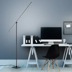 PURE Grafo lámpara de pie LED con atenuador táctil